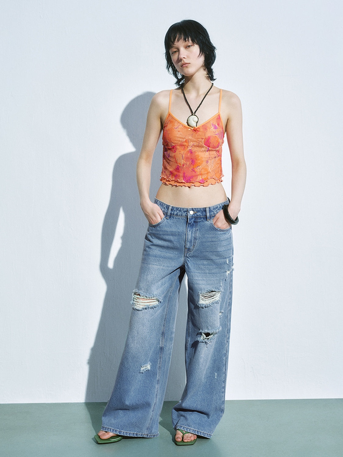 Ripped Denim Jeans