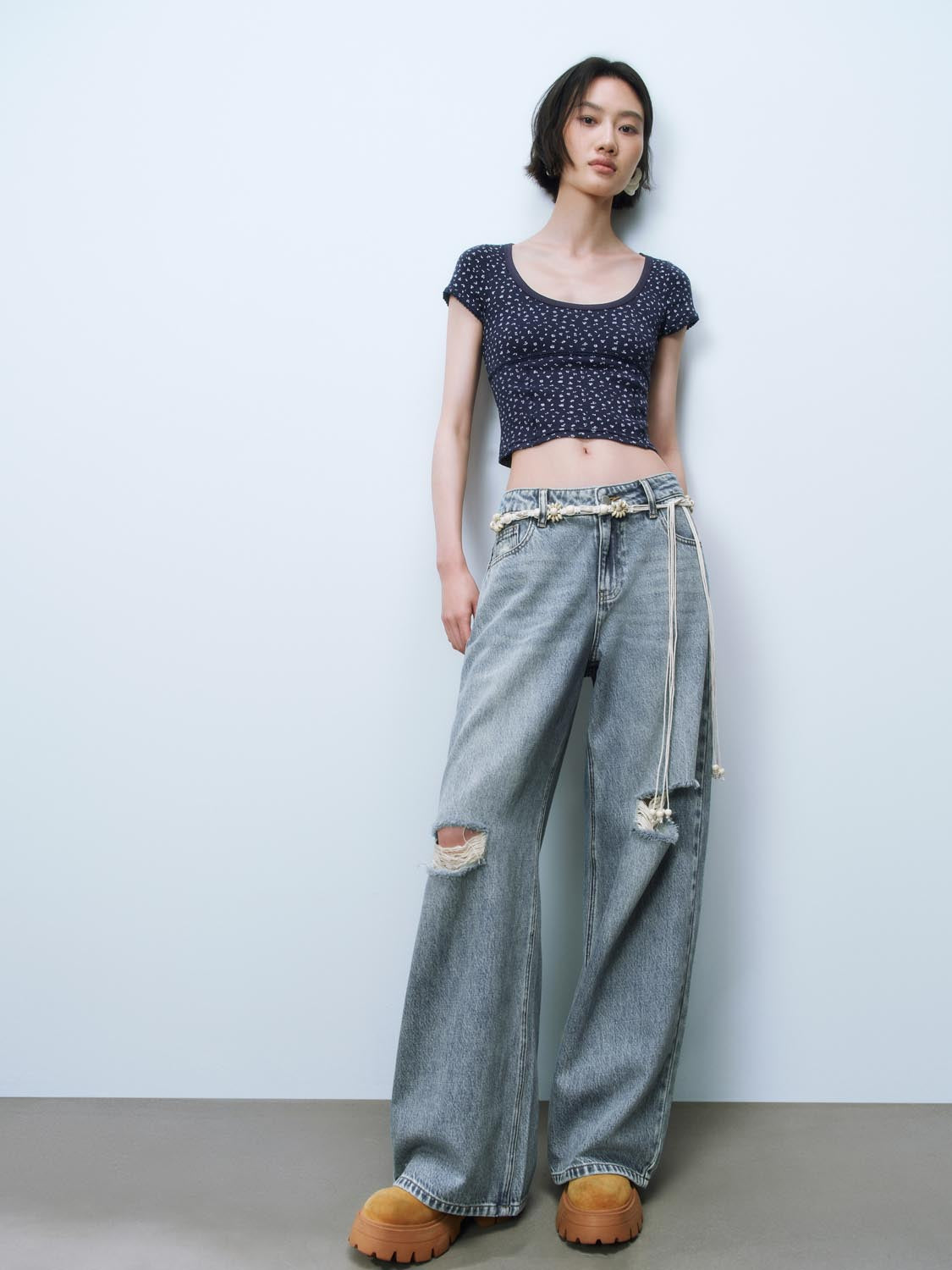 Ripped Denim Jeans