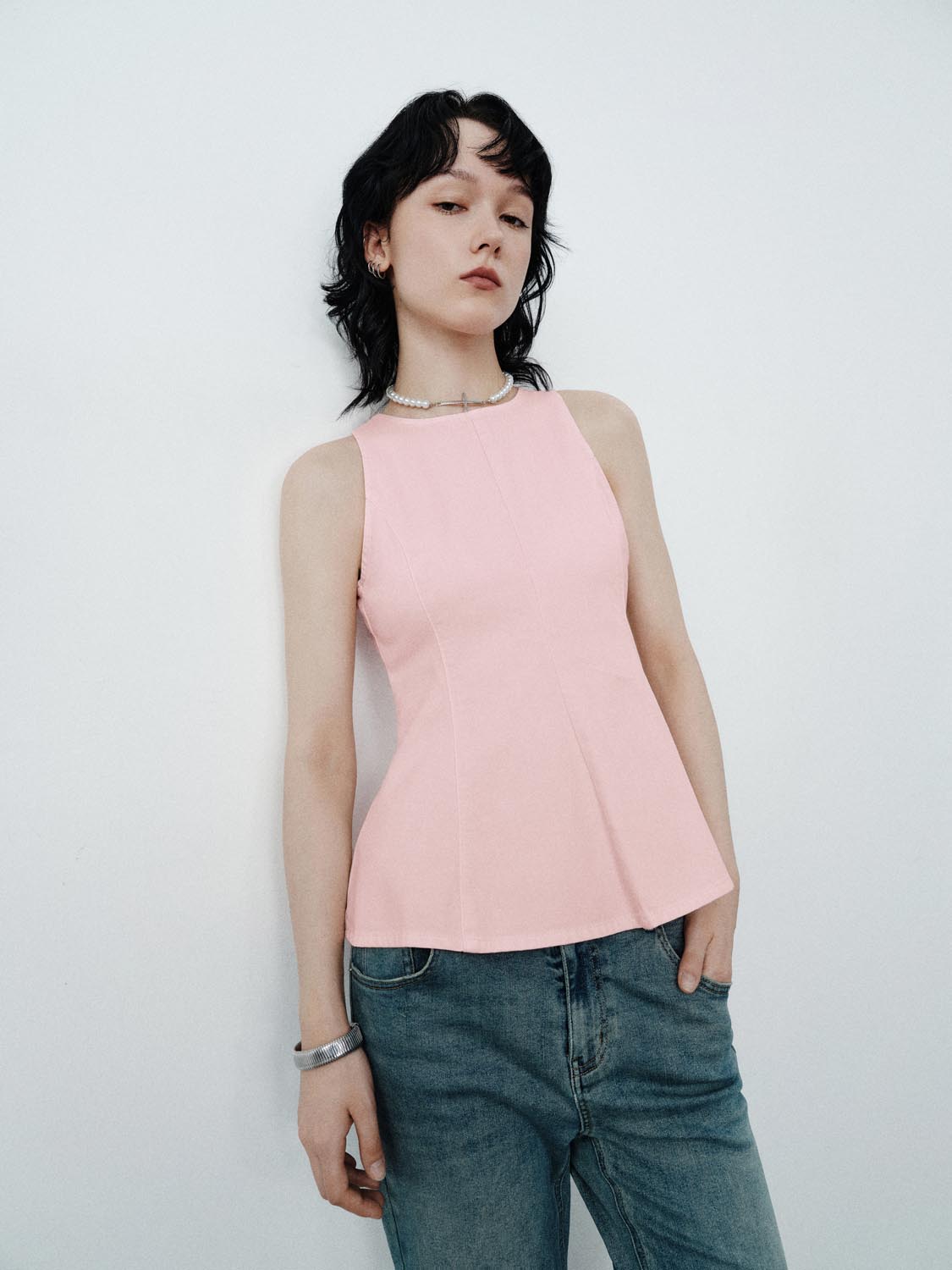 Sleeveless Denim Shirts