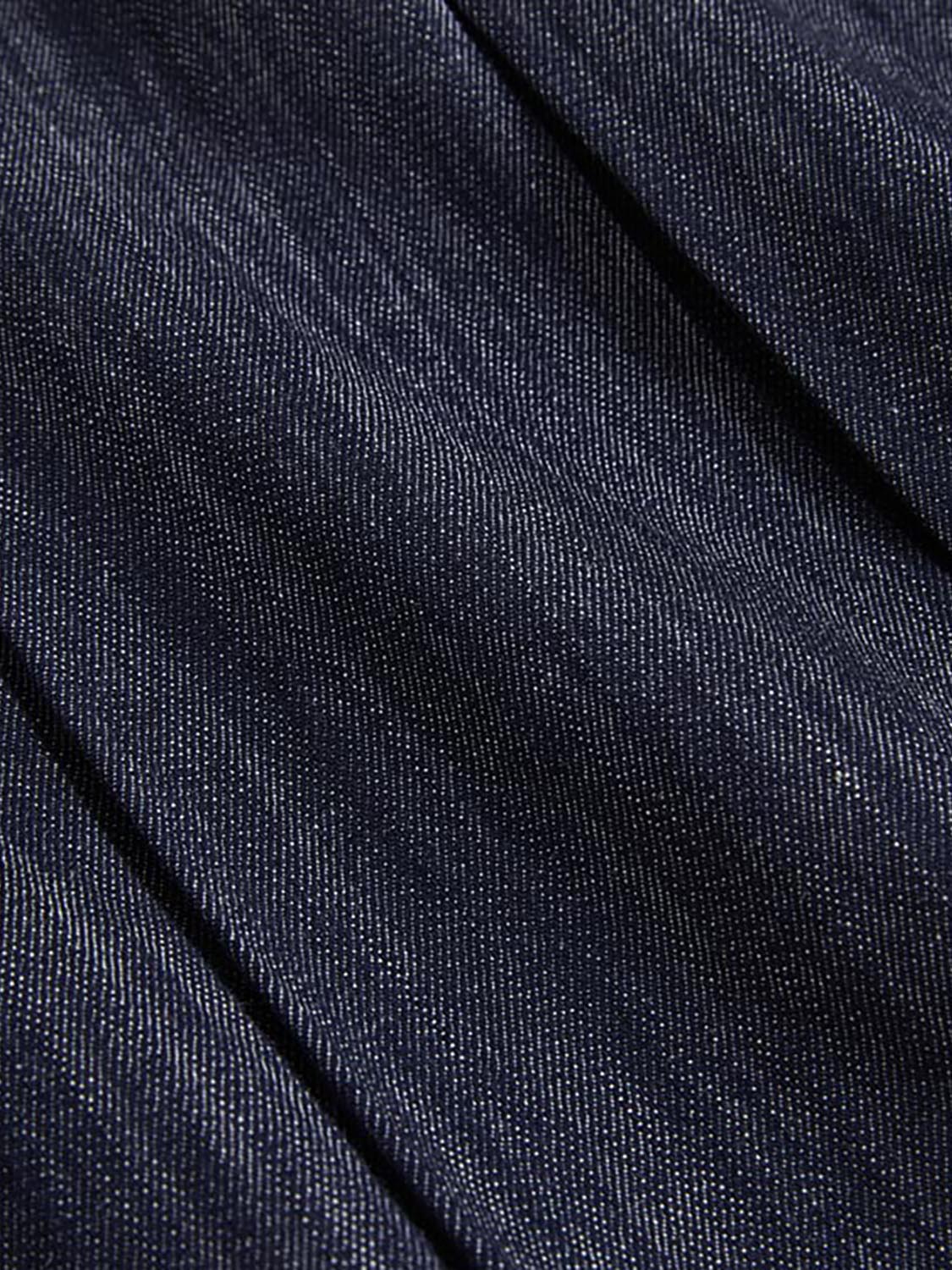 Pleated Denim Midi Skirts