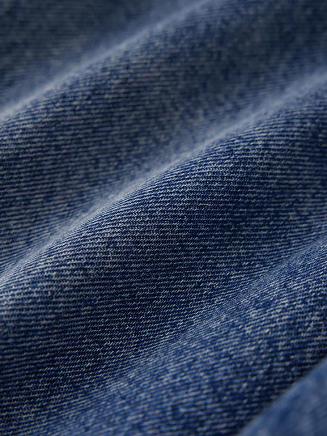 Wide-Leg Denim Jeans