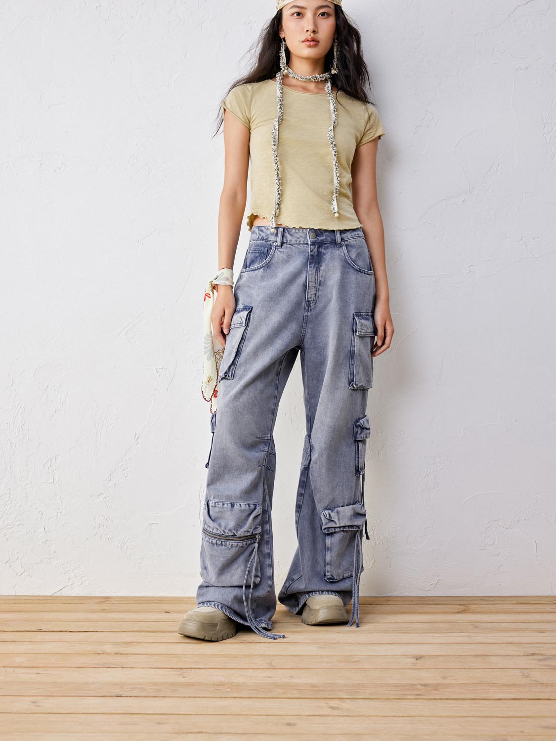 Flap Pocket Denim Jeans