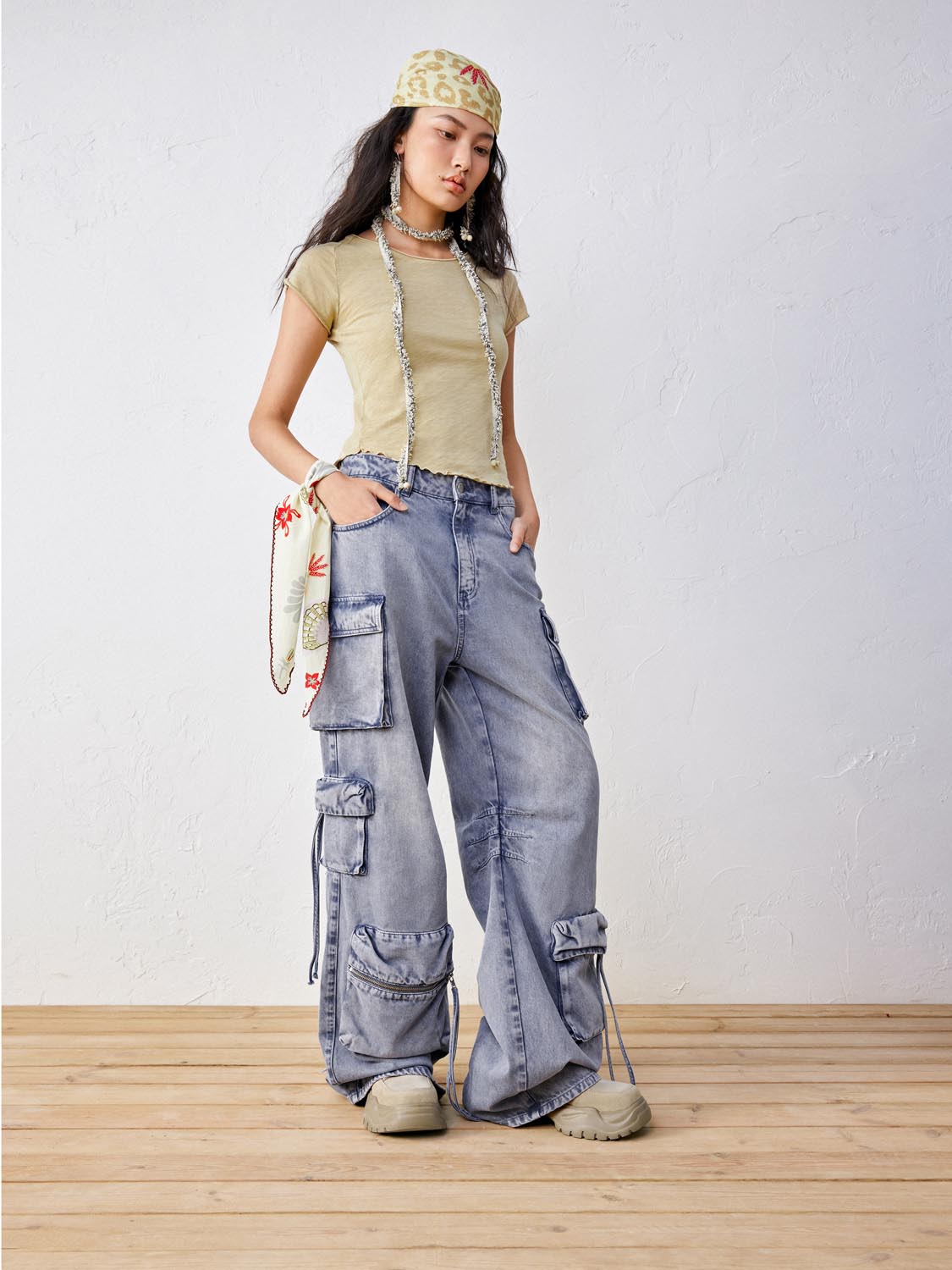 Flap Pocket Denim Jeans
