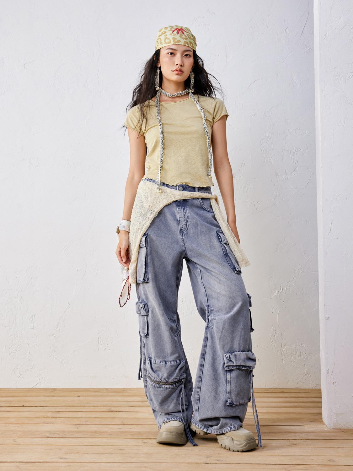 Flap Pocket Denim Jeans