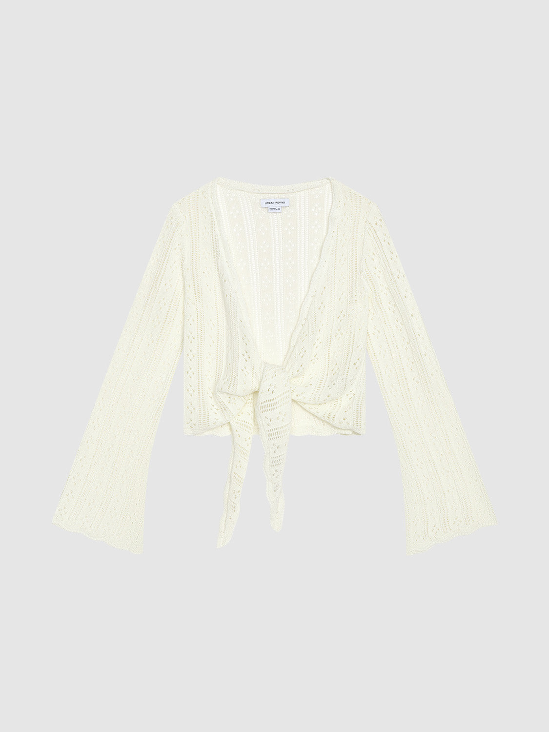 Knot Front Knitted Cardigan