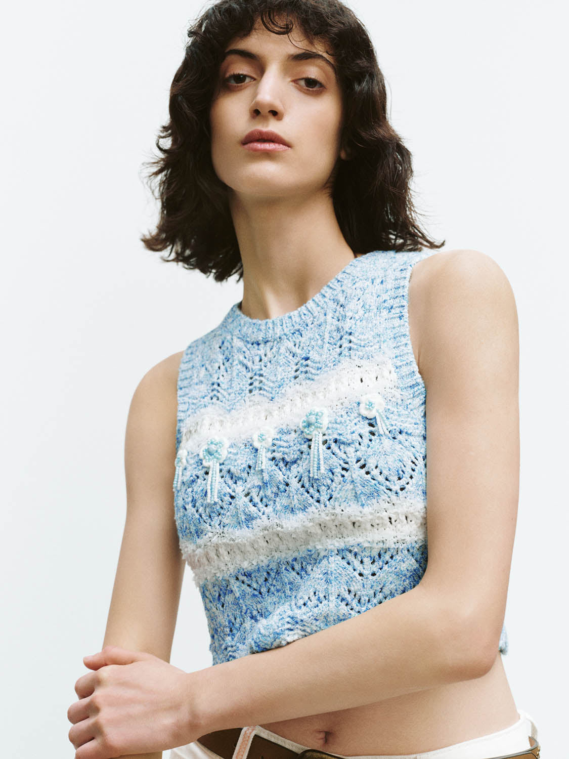 Crochet Knitted Tank Tops