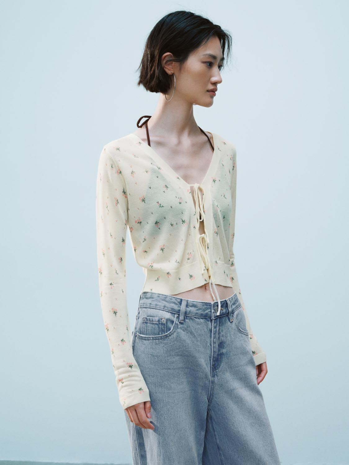 Floral Knitted Cardigans