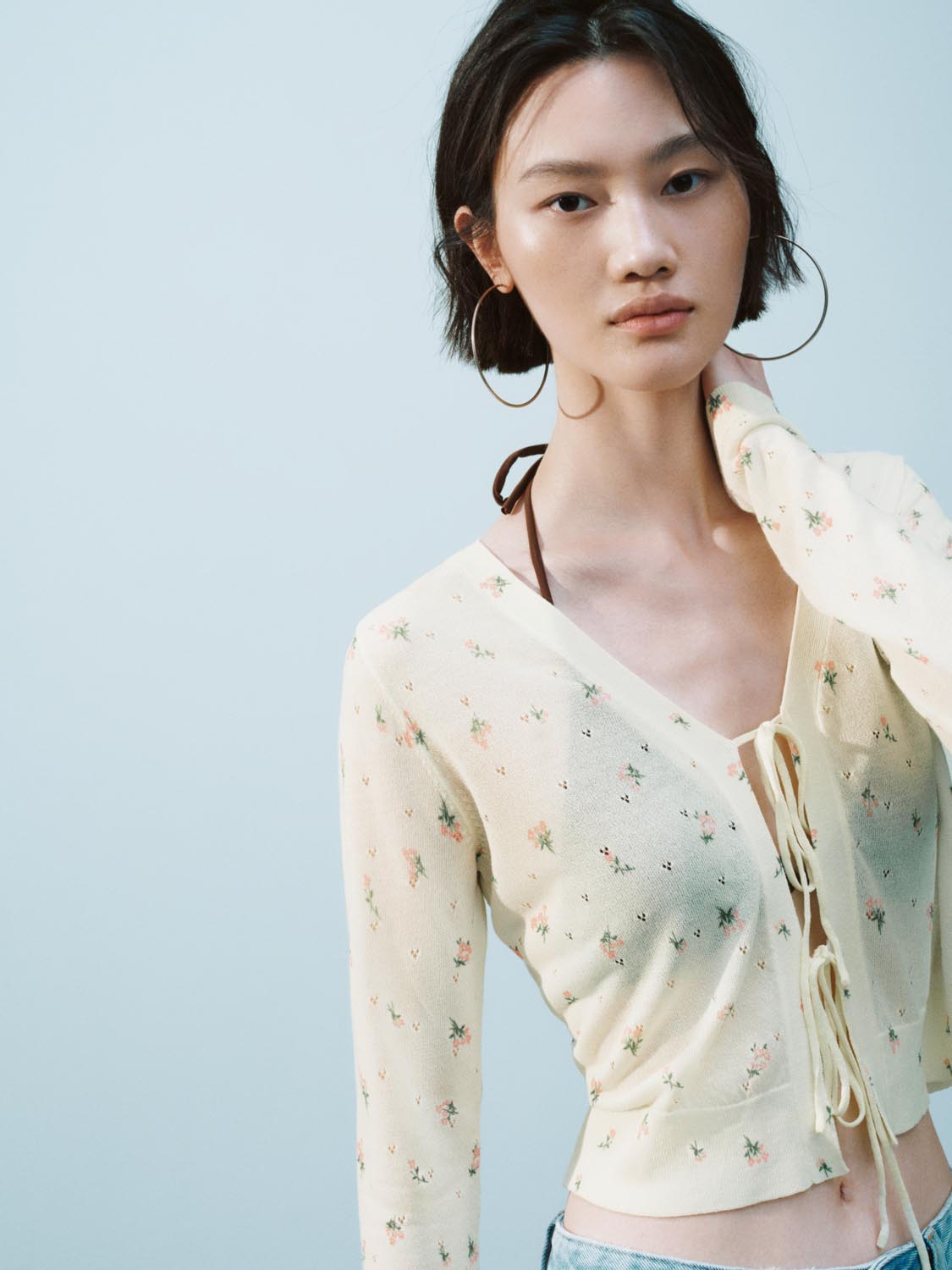 Floral Knitted Cardigans