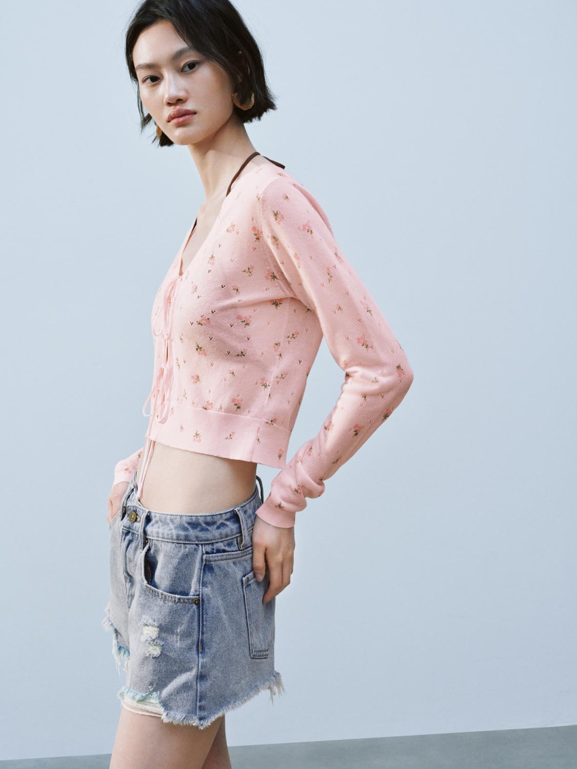 Floral Knitted Cardigans