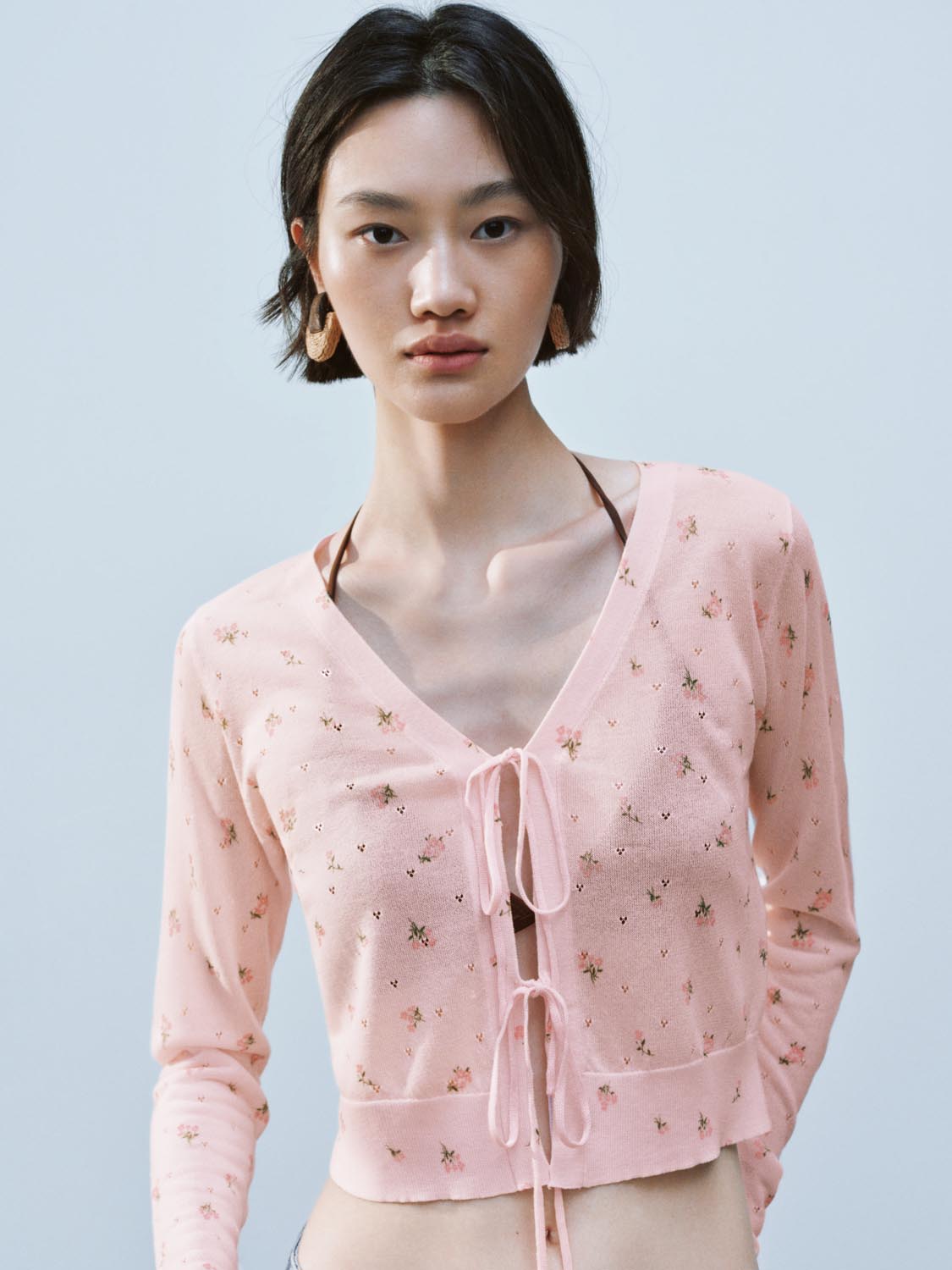 Floral Knitted Cardigans