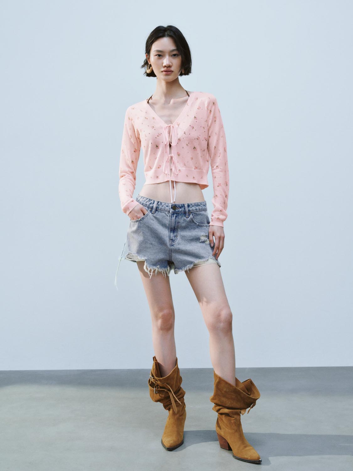 Floral Knitted Cardigans