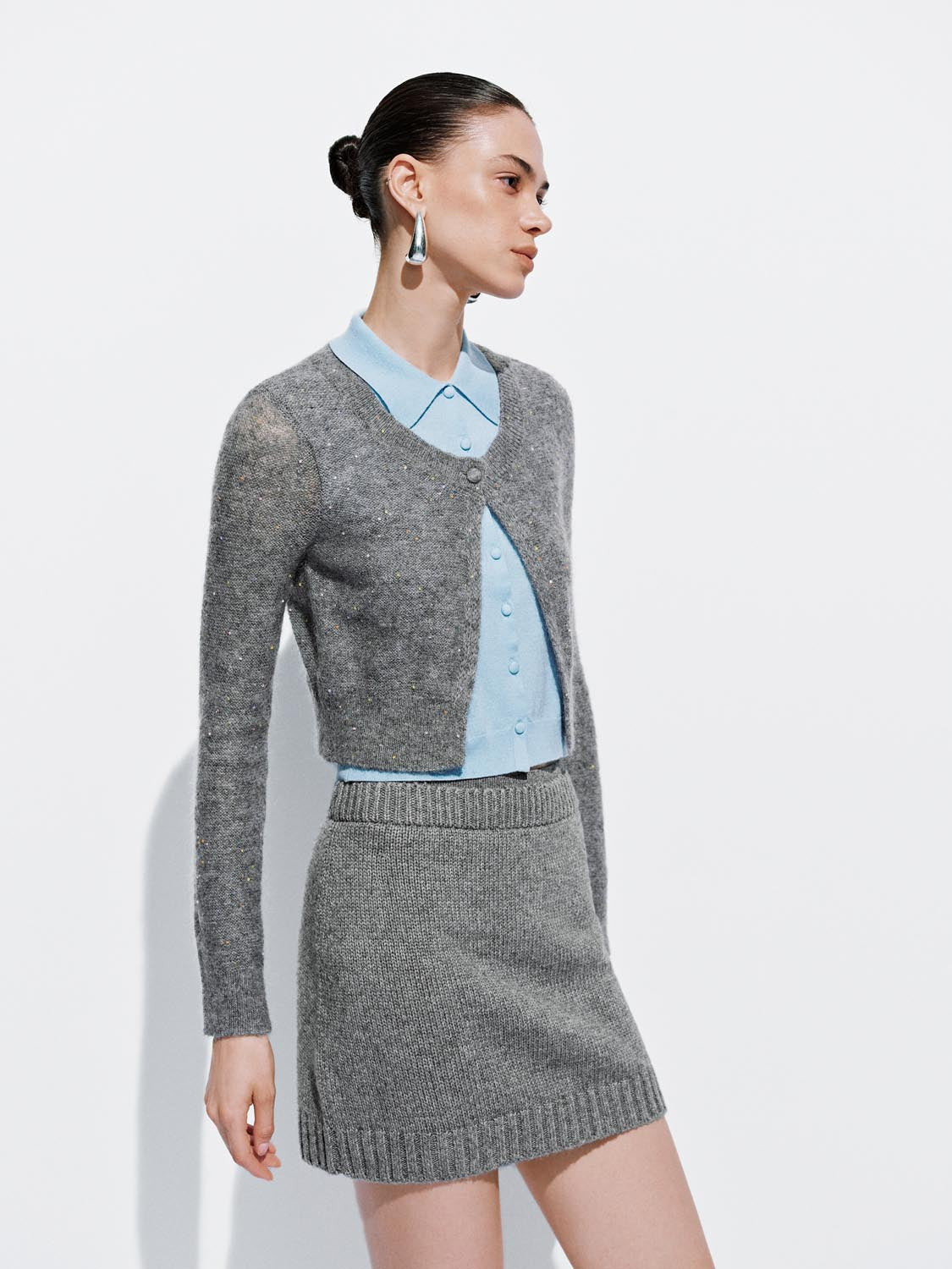 2 In 1 Knitted Cardigans