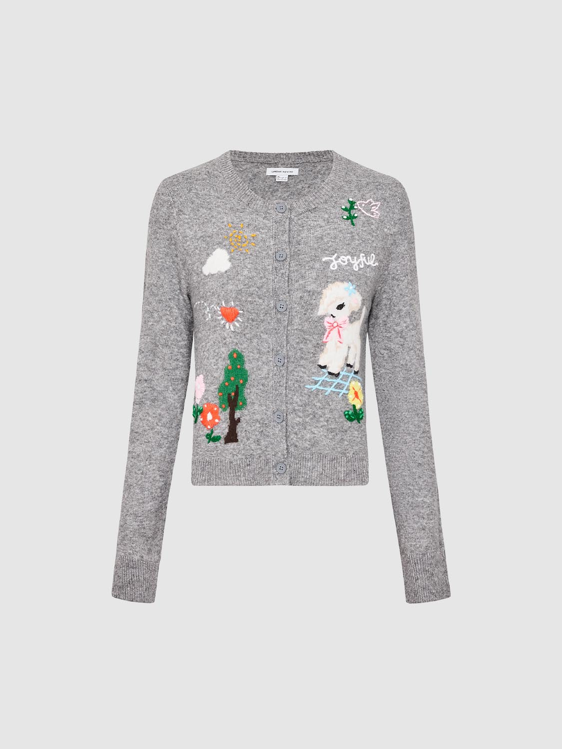 Embellished Graphic Knitted Cardigans