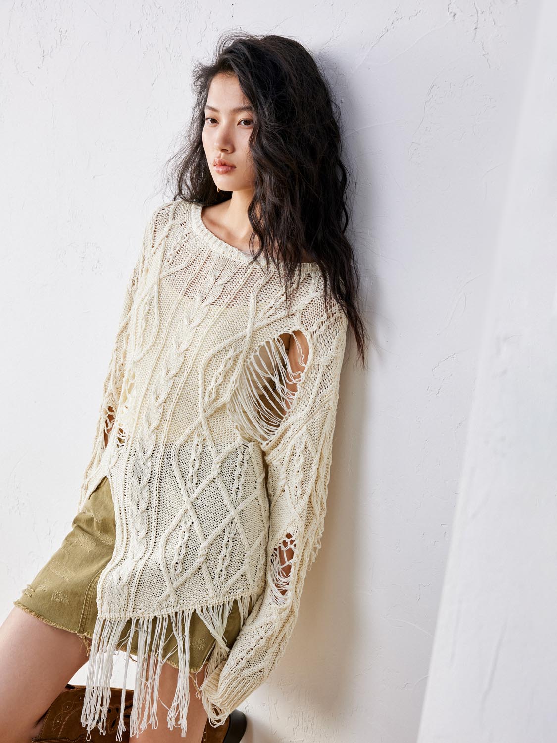Ripped Knitted T-Shirts