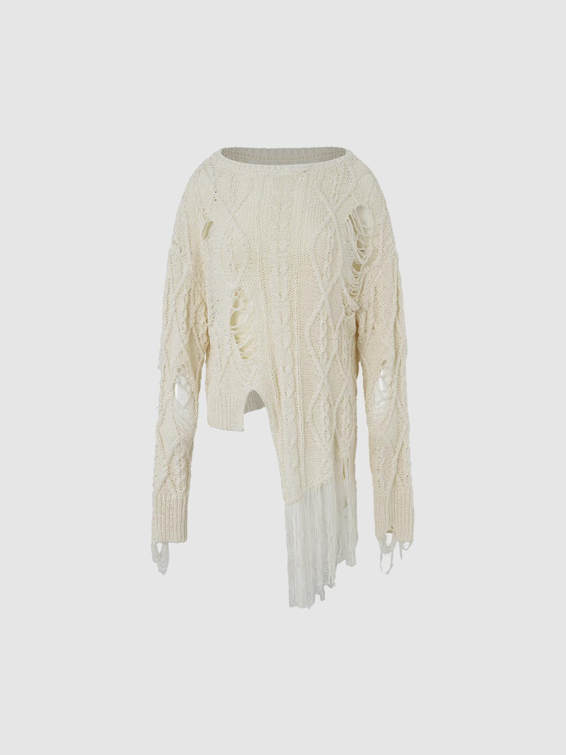 Ripped Knitted T-Shirts