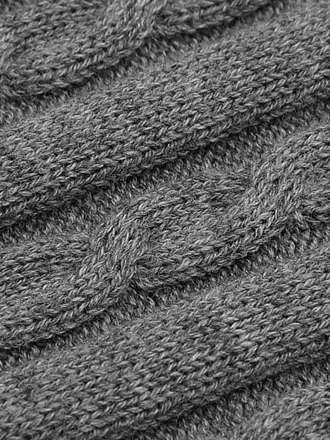 2 In 1 Cable Knitted T-Shirts