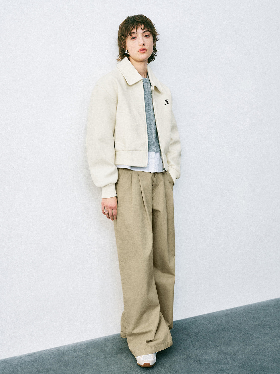 Zip Up Loose Jackets