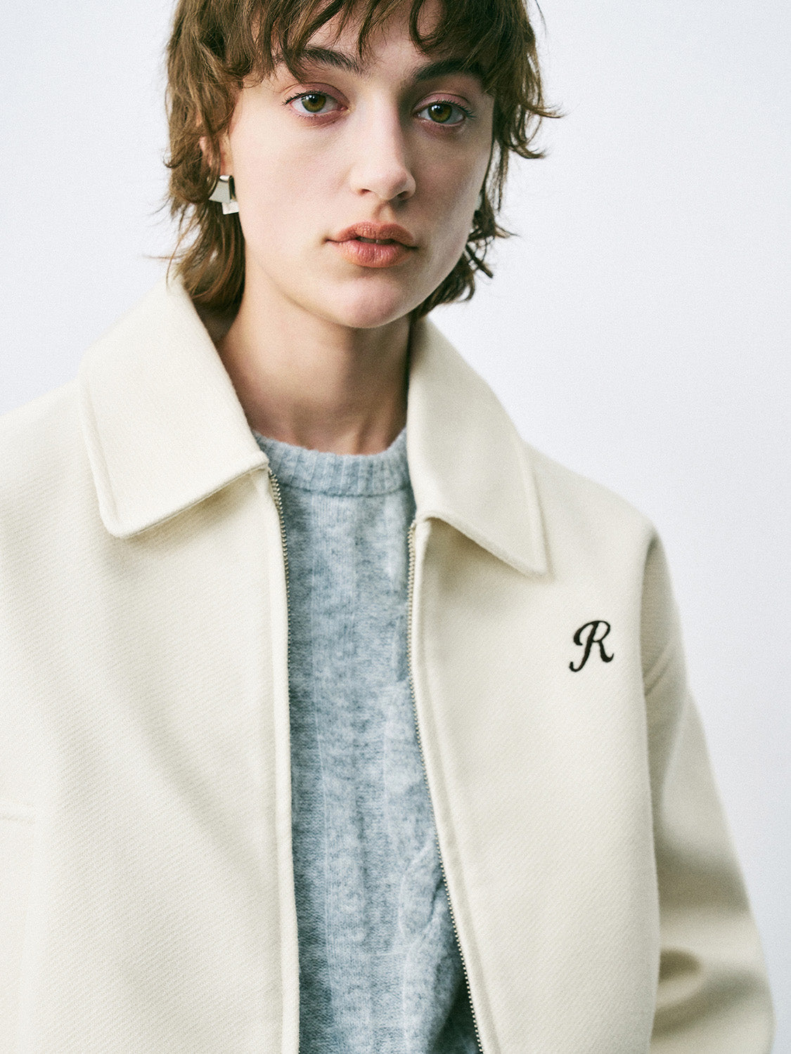 Zip Up Loose Jackets