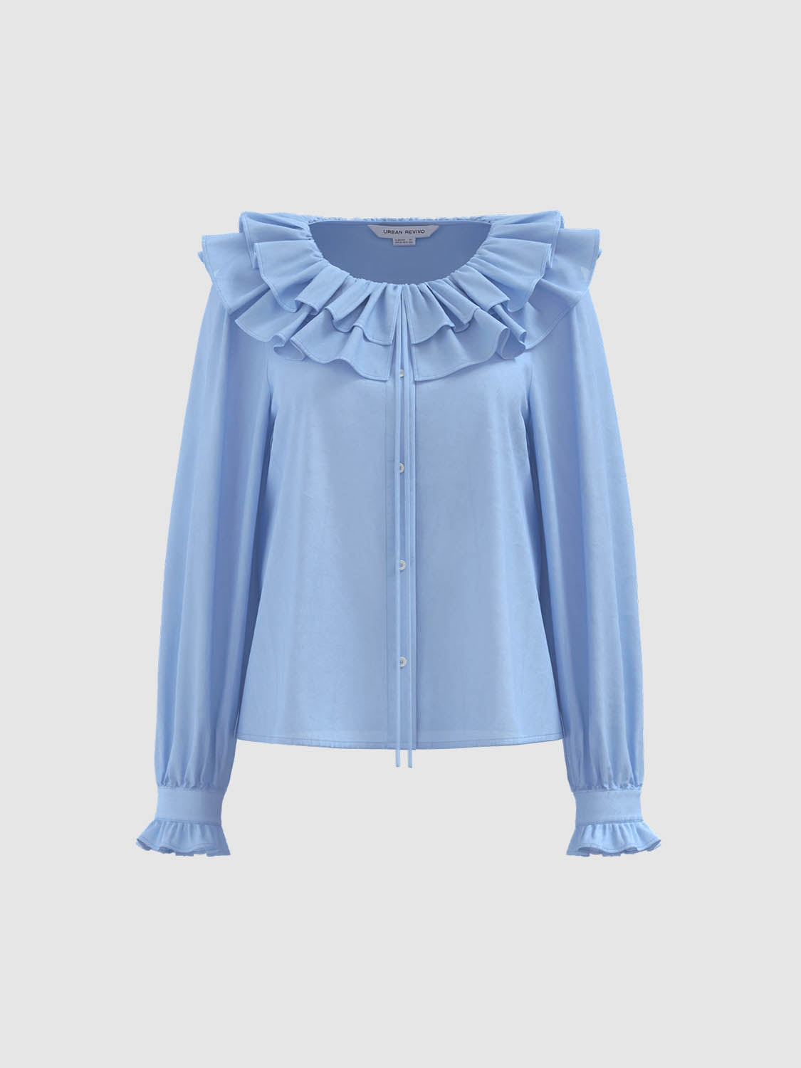 Ruffle Hem Overhead Shirts