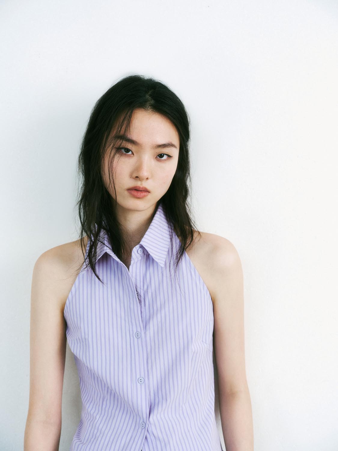 Sleeveless Striped Shirts