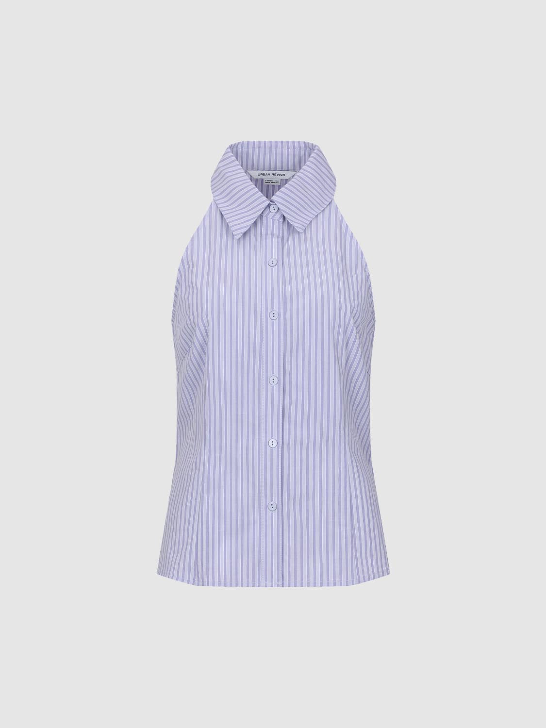 Sleeveless Striped Shirts