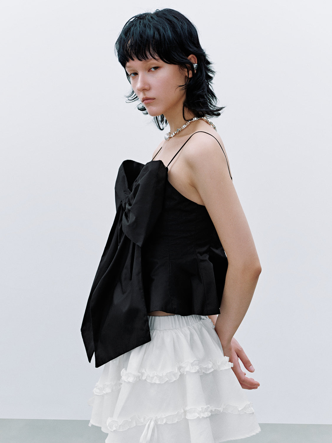 Bow Decor Cami Tops