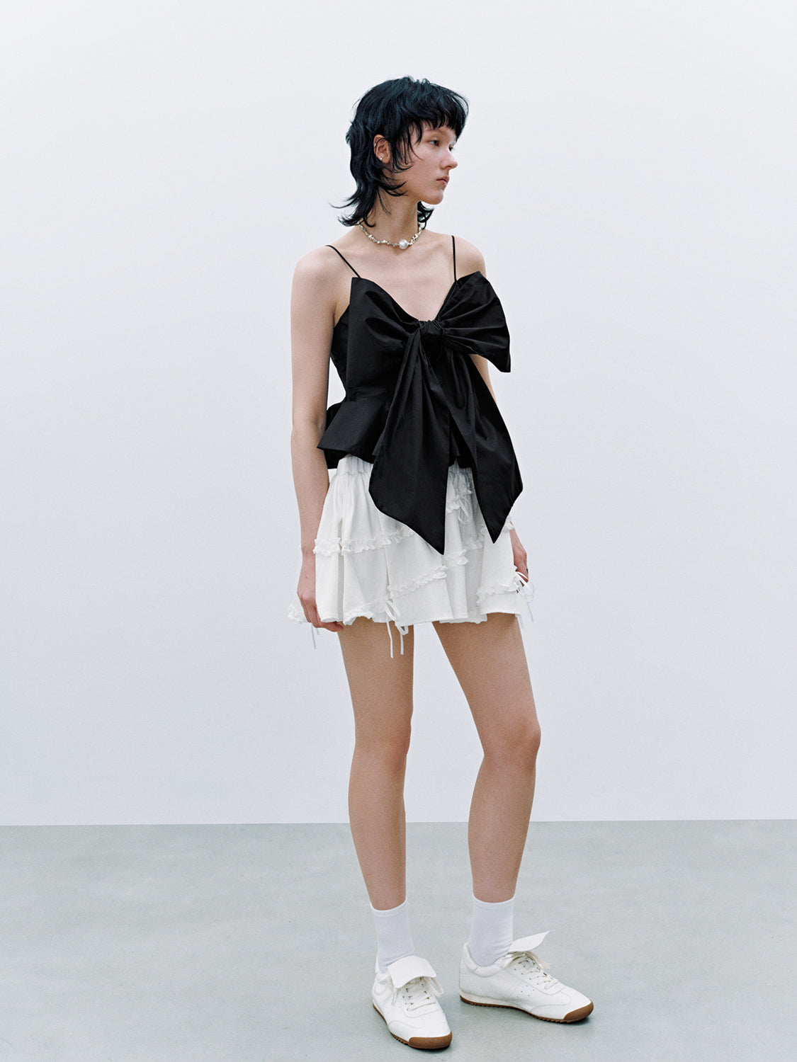 Bow Decor Cami Tops