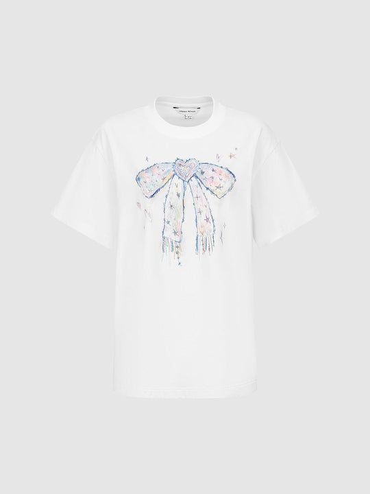 Bow Printed T-Shirts