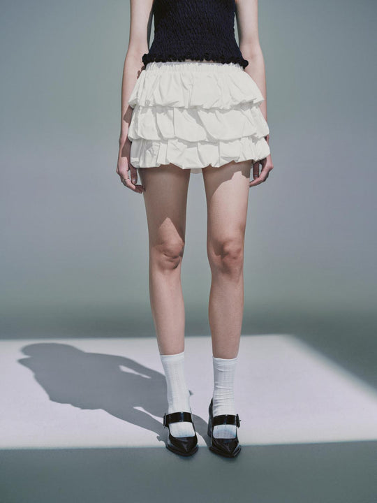 Multi Layered Mini Skirts