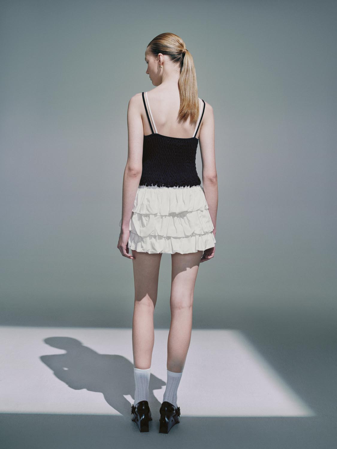 Multi Layered Mini Skirts