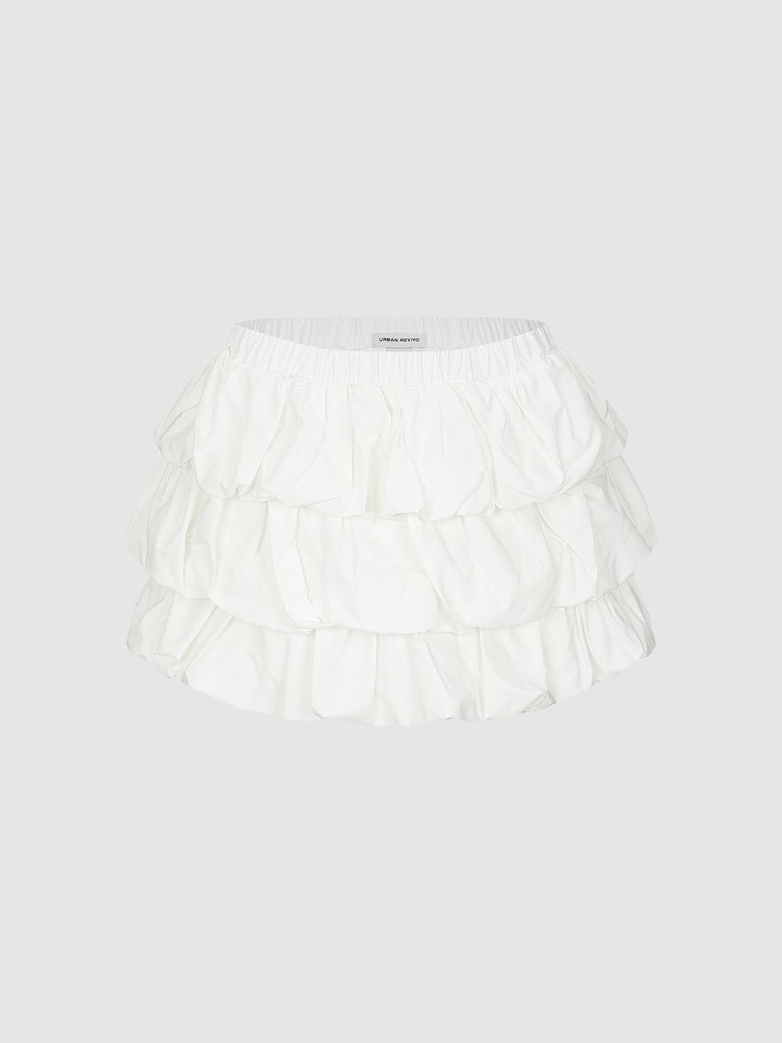 Multi Layered Mini Skirts