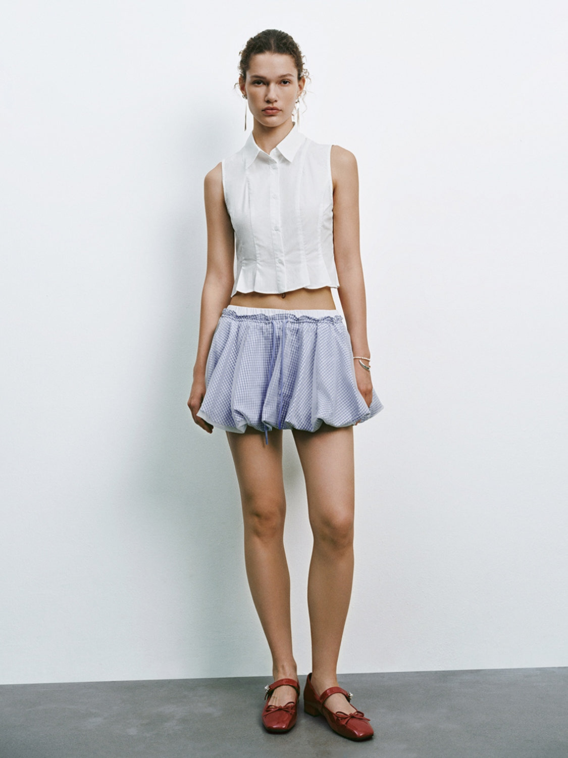 Striped A-Line Skirts