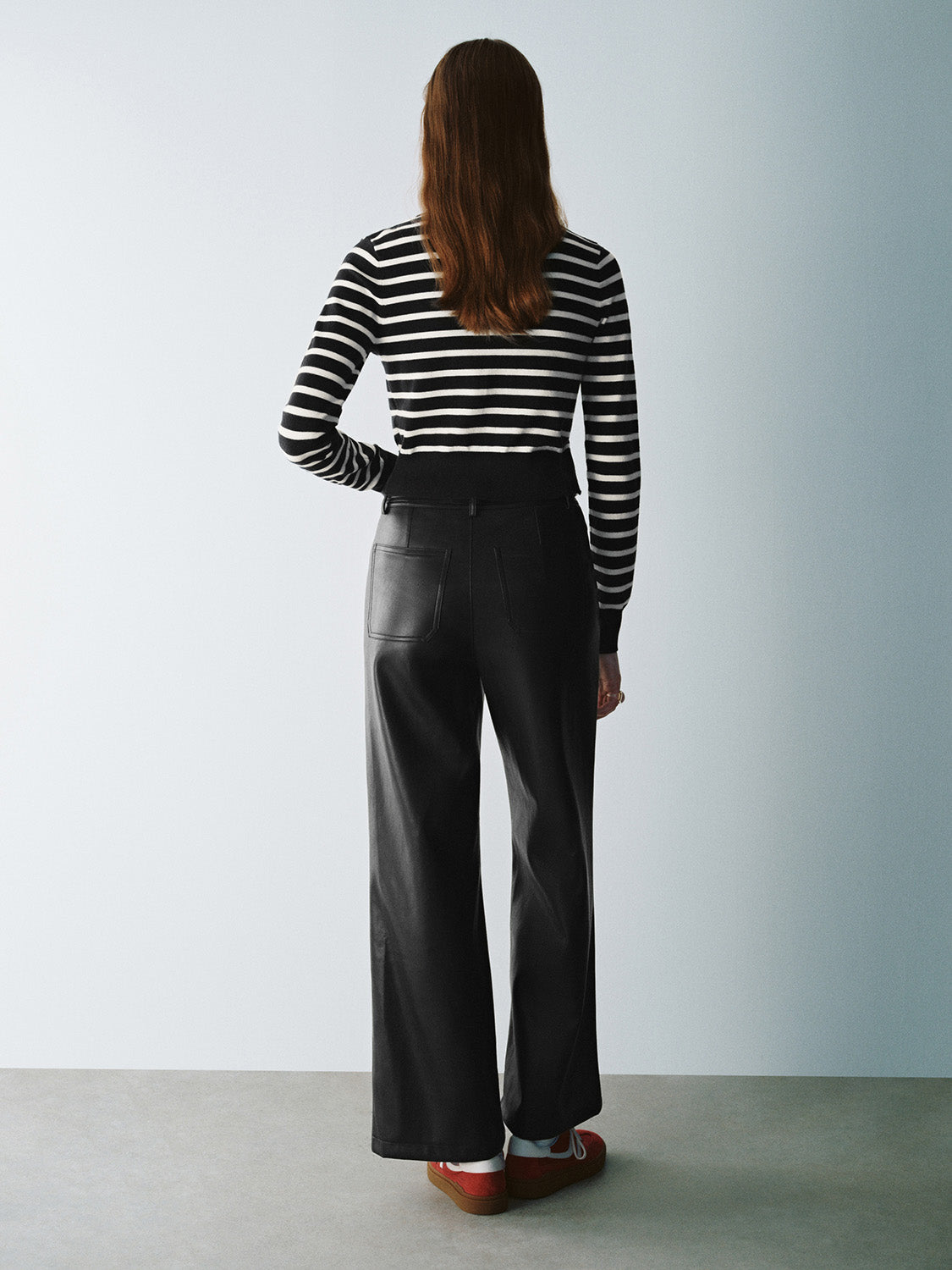 Front Pocket Wide-Leg Pants