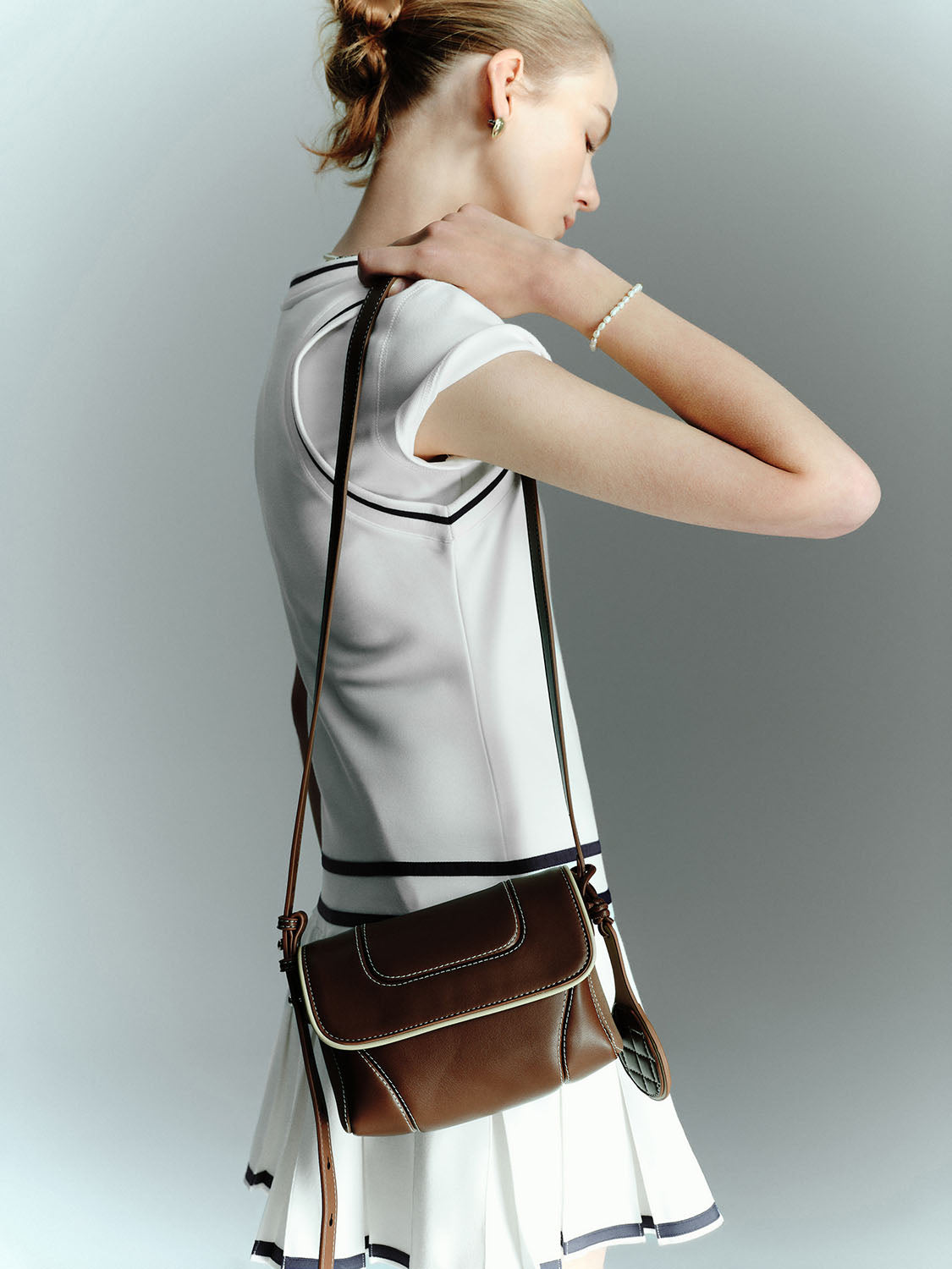 Pleated A-Line Dresses