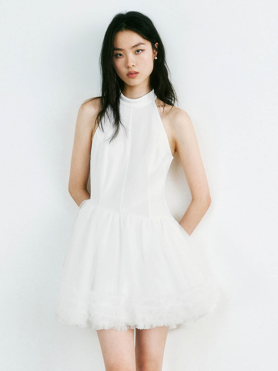 Mesh Sleeveless Dresses