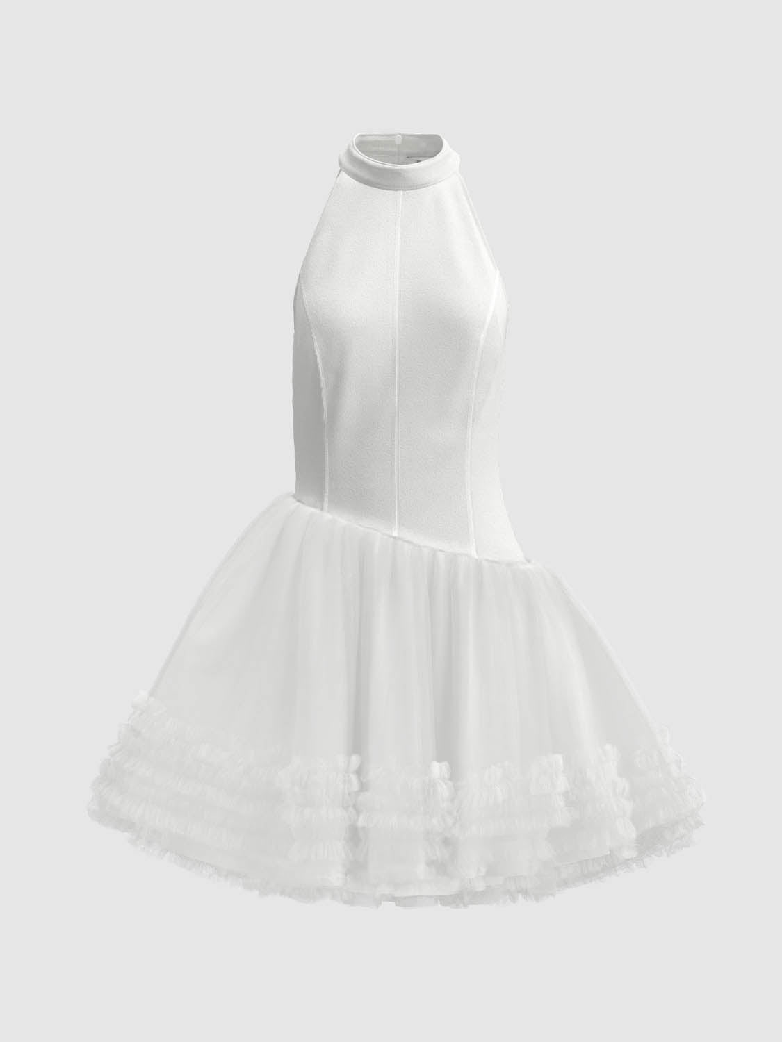 Mesh Sleeveless Dresses