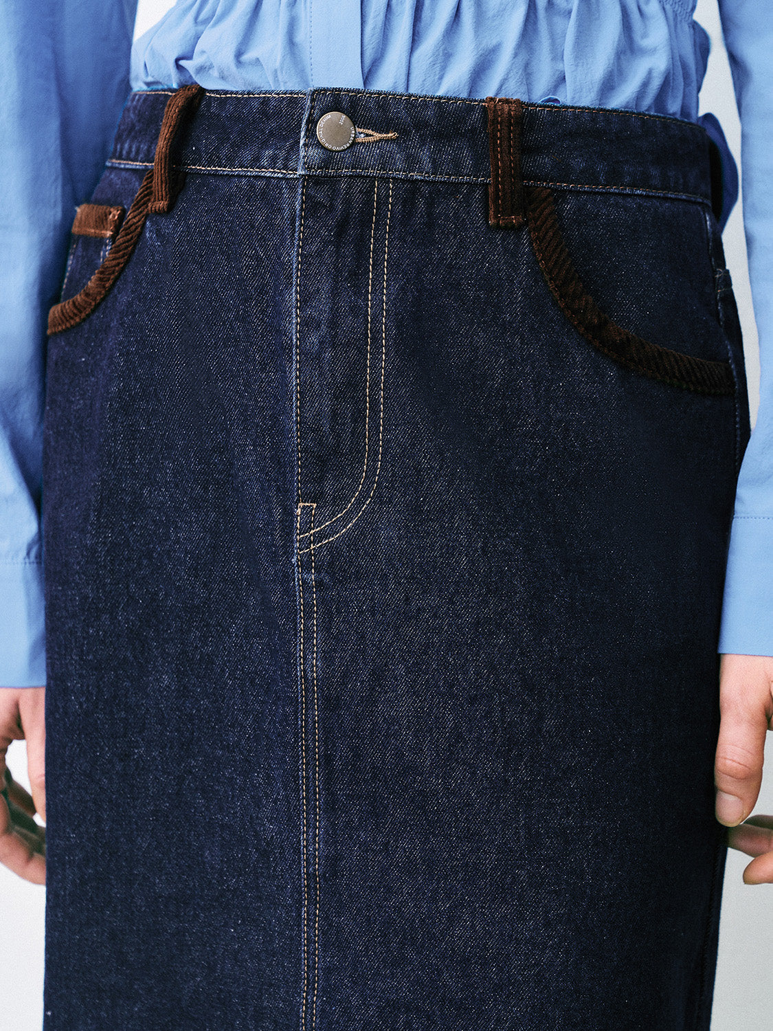 Regular Denim Skirts