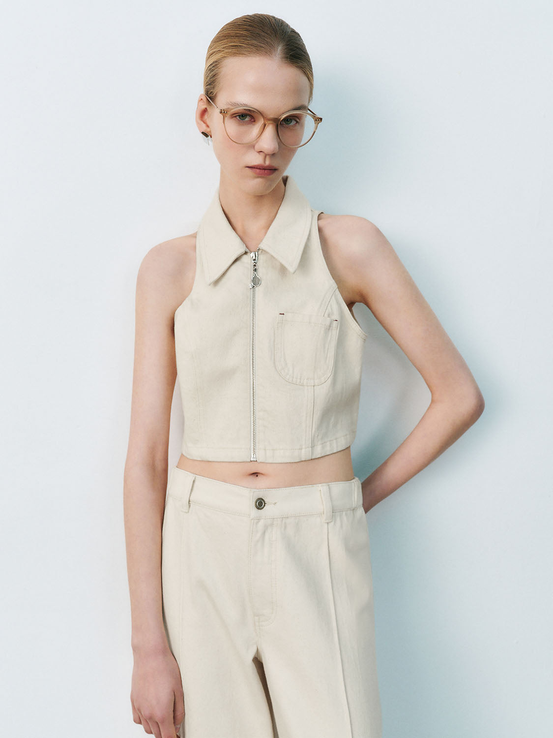Denim Sleeveless Shirts
