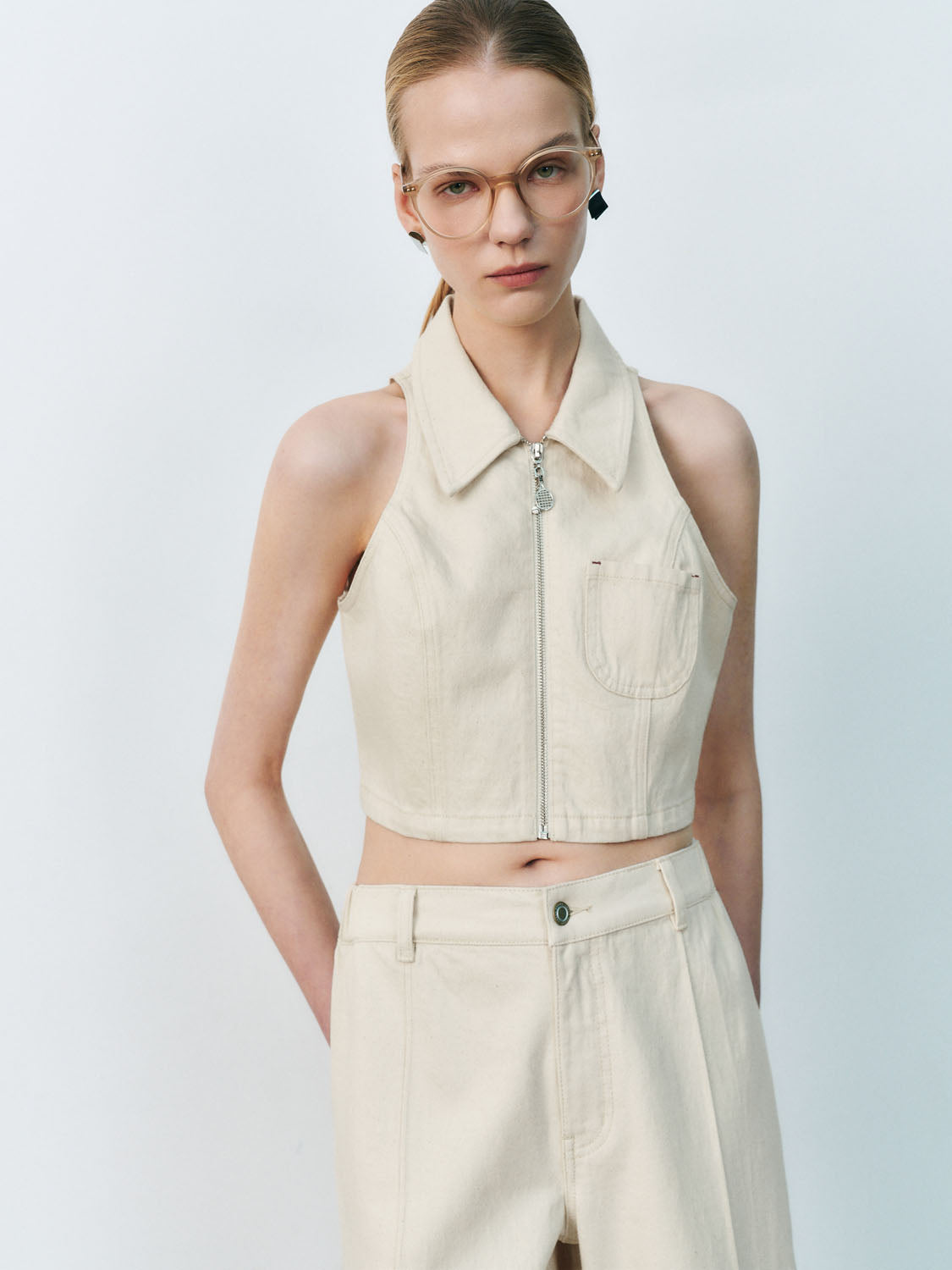 Denim Sleeveless Shirts