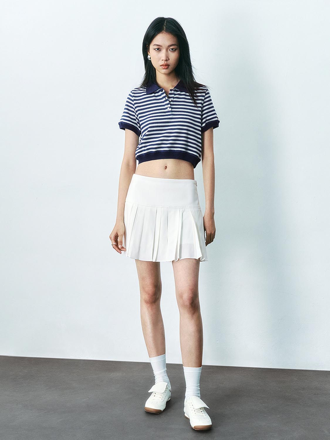 Striped Cropped T-Shirts