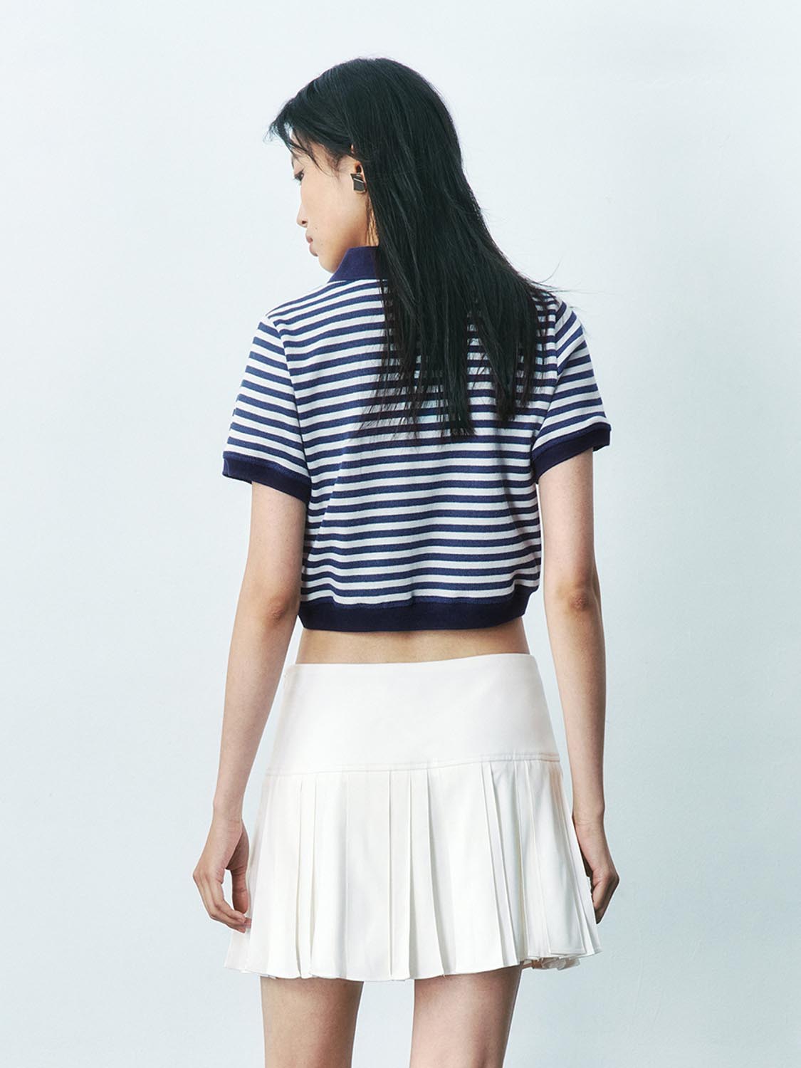 Striped Cropped T-Shirts