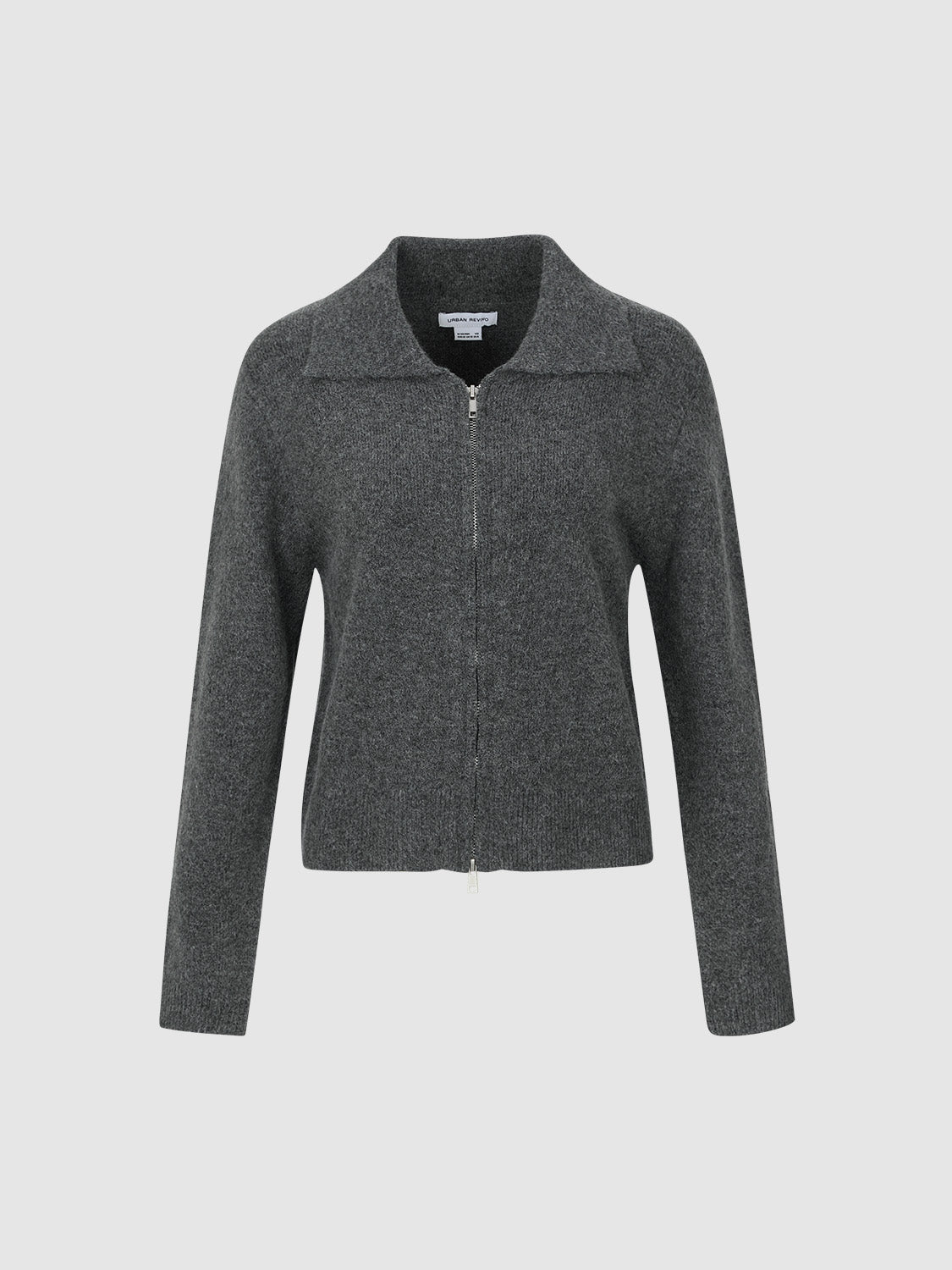 Zip Up Knitted Cardigans