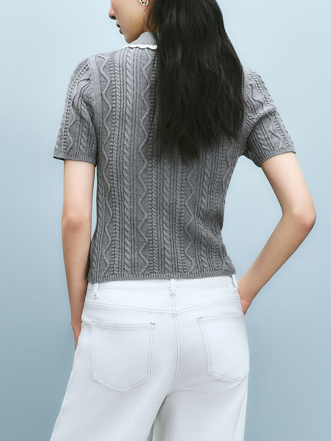 Short Sleeve Knitted T-Shirts