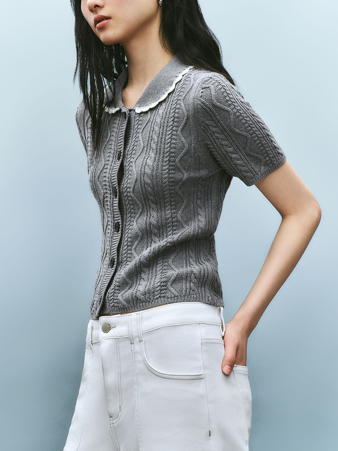 Short Sleeve Knitted T-Shirts
