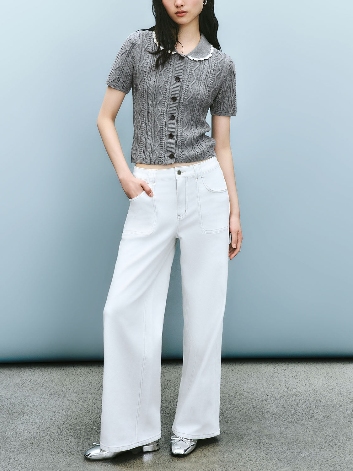 Short Sleeve Knitted T-Shirts