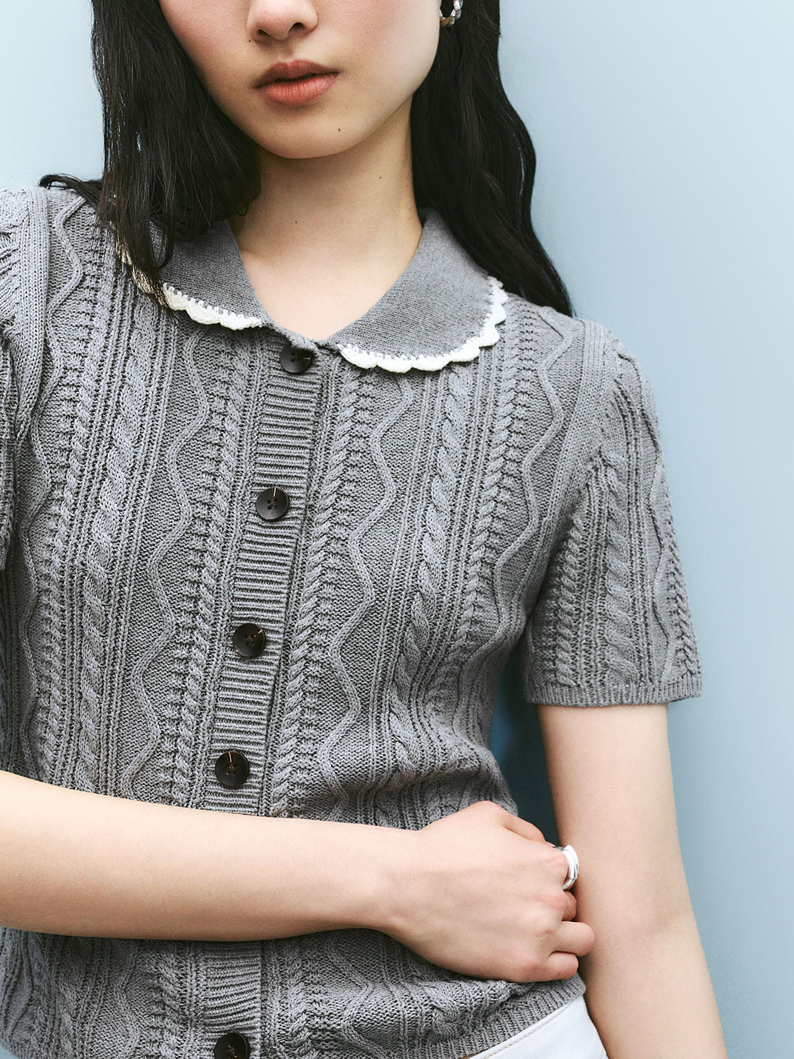 Short Sleeve Knitted T-Shirts