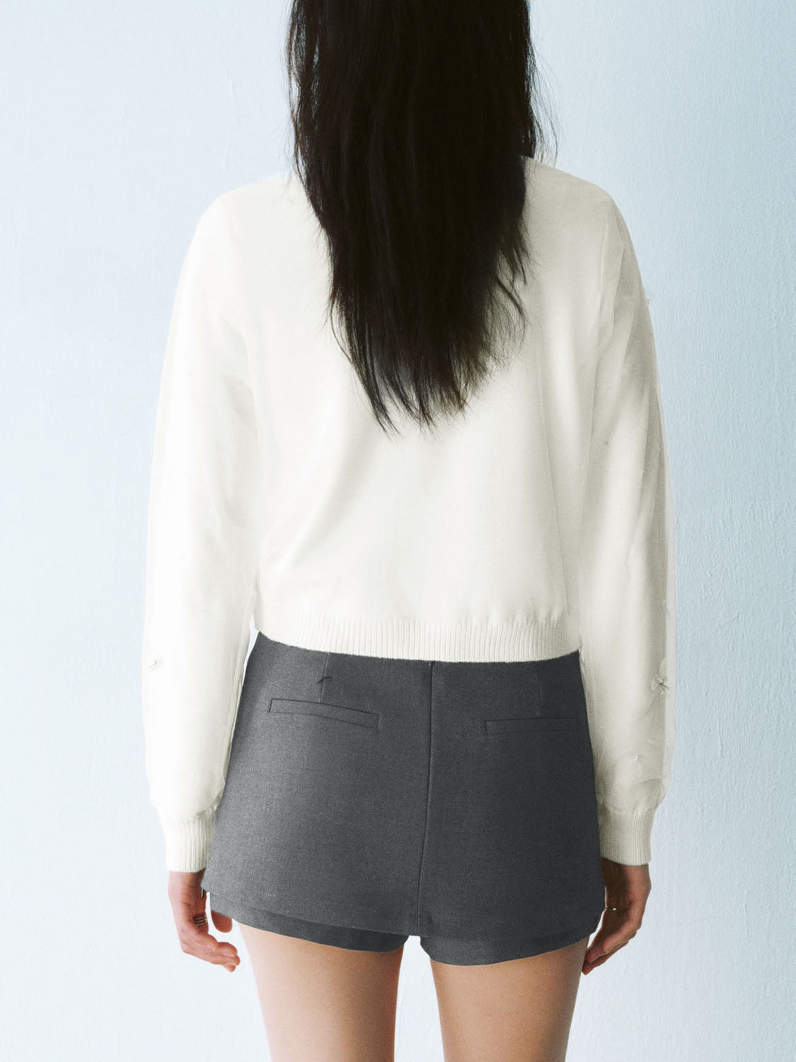 Crew Neck Knitted Cardigans