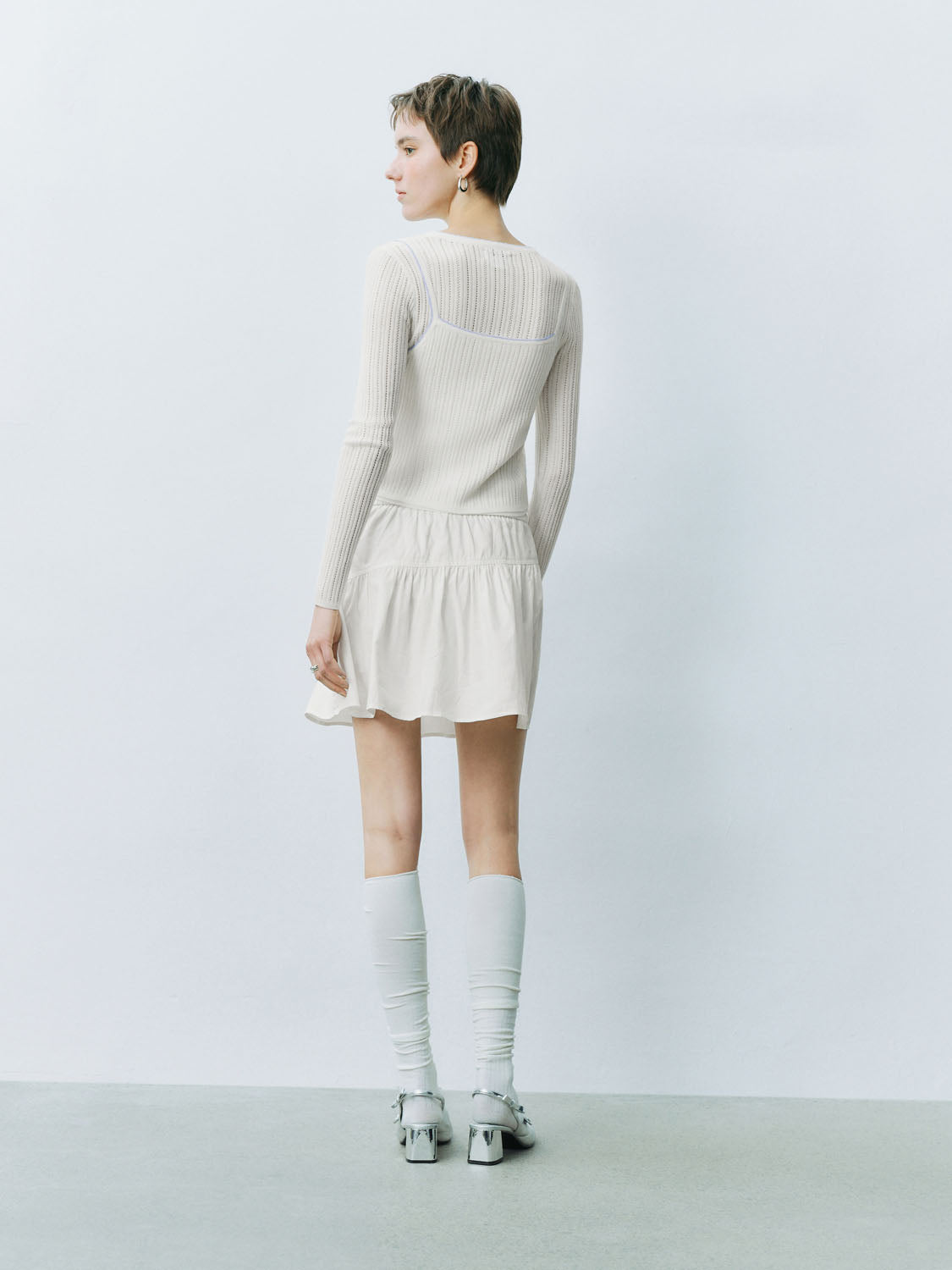 2 In 1 Knitted T-Shirts