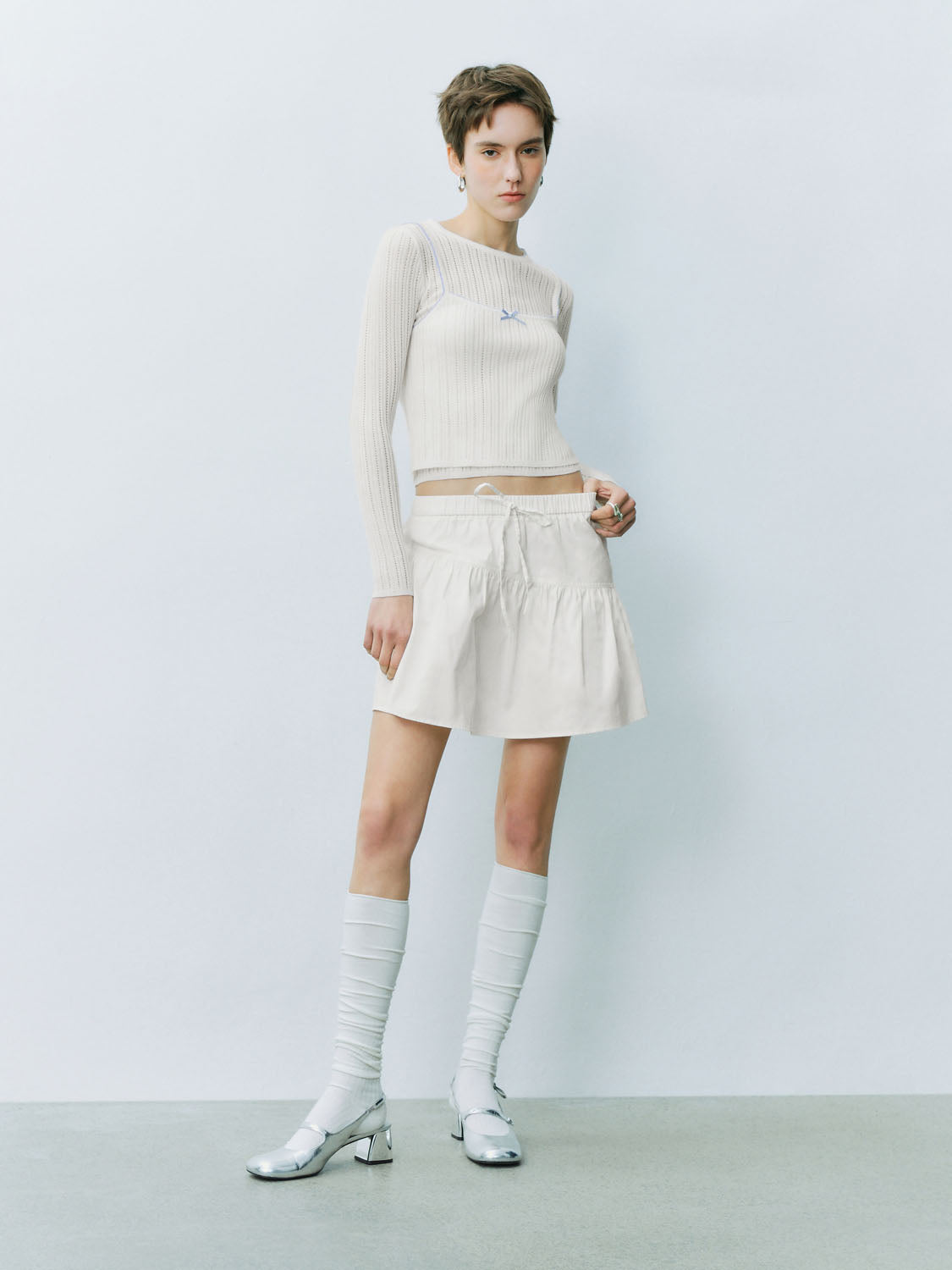 2 In 1 Knitted T-Shirts