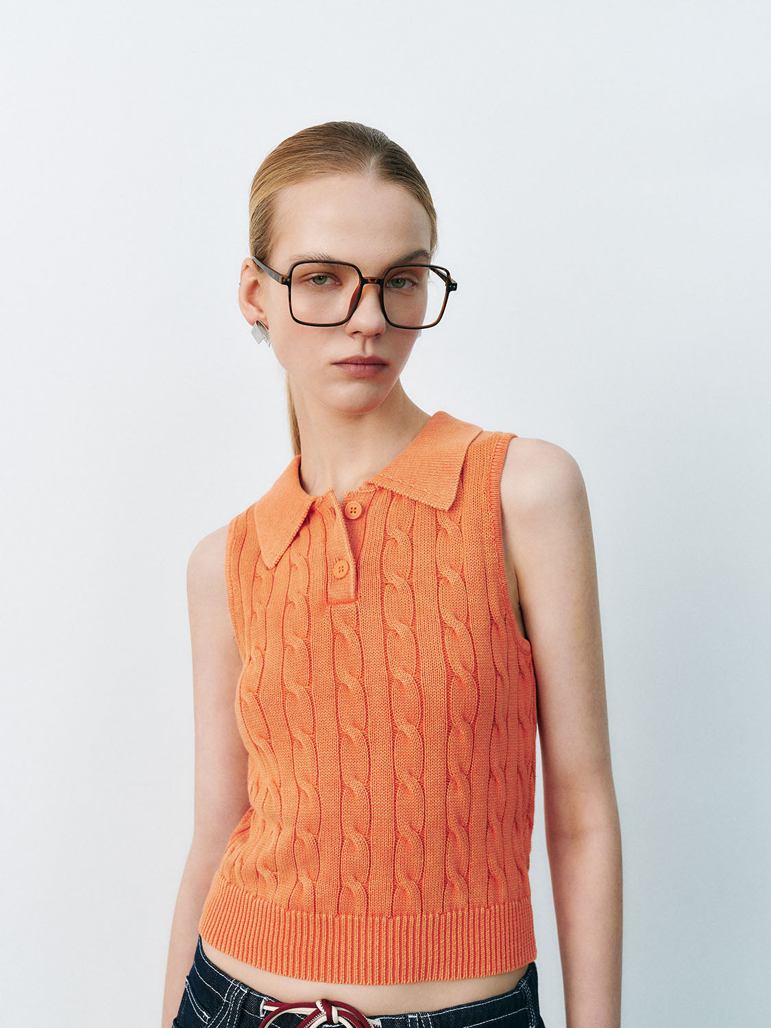 Cable Knitted T-Shirts